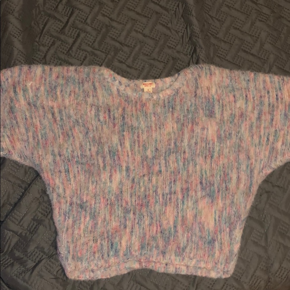Mossimo Multi Color, Juniors Crew Neck Sweater